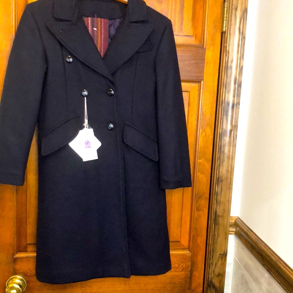 Vintage Wool Blend Size 12 Girls Pea Coat